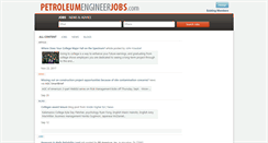 Desktop Screenshot of petroleumengineerjobs.com